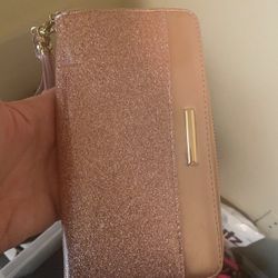 Pink glitter Wallet