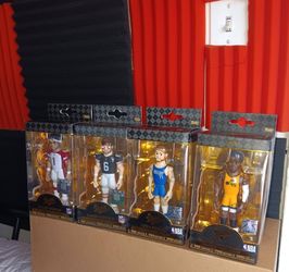 Funko Gold Premium Vinyl Figures Lot of 4 kyleMurray, Baker Mayf ,Luca DONČIĆ, DonovanMitchell
