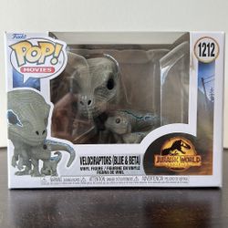 Jurassic World Velociraptors (Blue & Beta) Funko Pop #1212