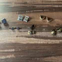 Set Of Cufflinks And Tie Clips 
