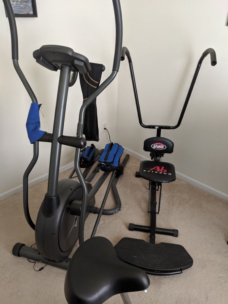 Elliptical and ab machine