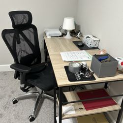 Office Chair And Table 