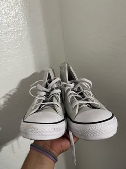 white Converse shoes