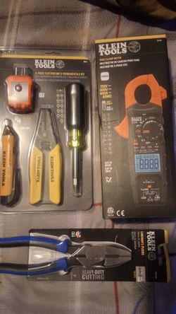Brand new Klein electrical tools
