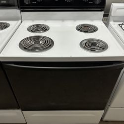 Electric Whirlpool Stove Black-white 