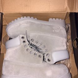 Light Grey Timberlands