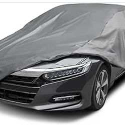 Ultra Light Waterproof Car Cover for Automobiles All Weather Protection, Windproof & Breathable, Fits Sedan Up to 20