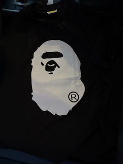 Medium - bape shirt black and white