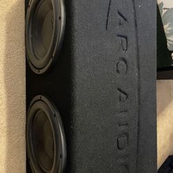Dual ARC Audio 10inch Subwoofer W Box