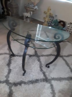 Iron and Glass Tables