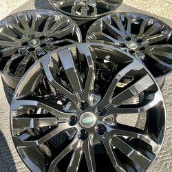 Oem Factory 21” Range Rover Sport Supercharged HSE Full Size Black Wheels Rims Rines
