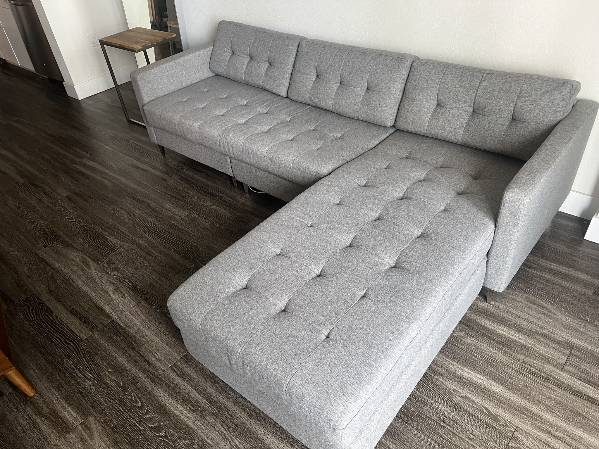 Cb2 Sectional sofa Light Grey