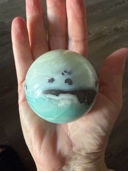 Large Caribbean Calcite Crystal Sphere