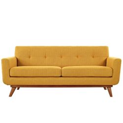 Mid-Century Modern Loveseat priced to sell because we’re moving in 2 weeks!