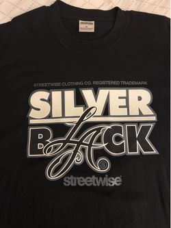 STREETWISE BRAND SILVER BLACK T-SHIRT