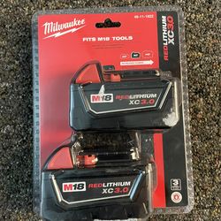 Milwaukee M18 XC 3.0Ah Batteries (2-Pack)