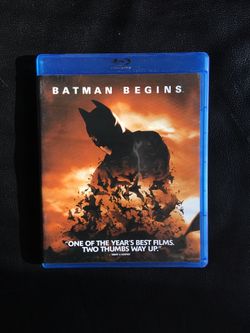 Batman begins blue ray disc