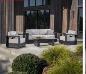 SunVilla Aldous 4-piece Outdoor Patio Seating Set