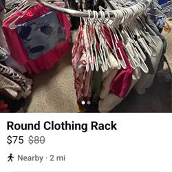 Round Clothing Rack