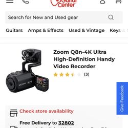 Zoom Q-8n 4k HD Recorder
