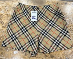 Burberry Women’s Heritage Check Elasticized Shorts Brand New!! Authentic!!