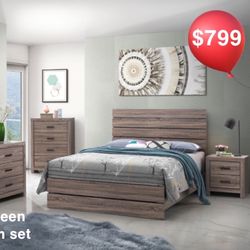 4 Pc Queen Bedroom Set 