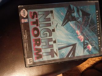 Night Storm Sega Genesis Game by EA