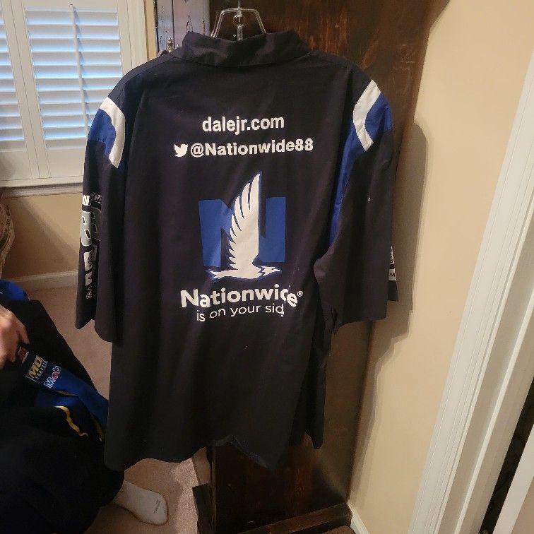 Official NASCAR jacket And Button Up Shirt