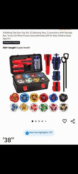 Battling Beyblades Gyro Set with Launchers $45  for the whole box