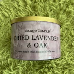 Dried Lavender & Oak Candle 