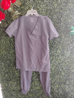Scrub Set Top and Jogger Pants