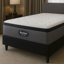 Queen Size Mattress BeautyRest Silver Pillow Top - 16” Thick – Factory Direct, Premium Comfort | Fast Same-Day Delivery 🚚 