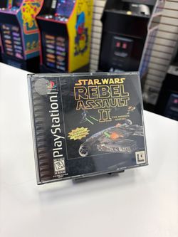 Star Wars Rebel Assault II (PlayStation 1 PS1) Black Label 