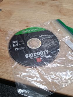 Call of duty black ops 4 Xbox one game