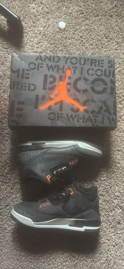 Size 7 Jordan 3 ‘fear’
