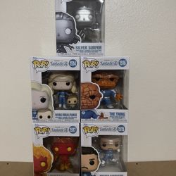 Funko Pop! The Fantastic Four: First Steps Bundle Pack of 5 Funkos! 