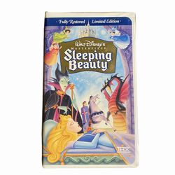 Disney Masterpiece Sleeping Beauty Limited Edition Vhs Tape
