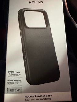 Iphone 17/18 pro nomad modern leather case