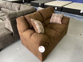 New Microfiber Love Seat