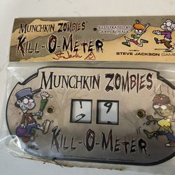 Rare Signed Munchkin Zombies Kill-o-meter