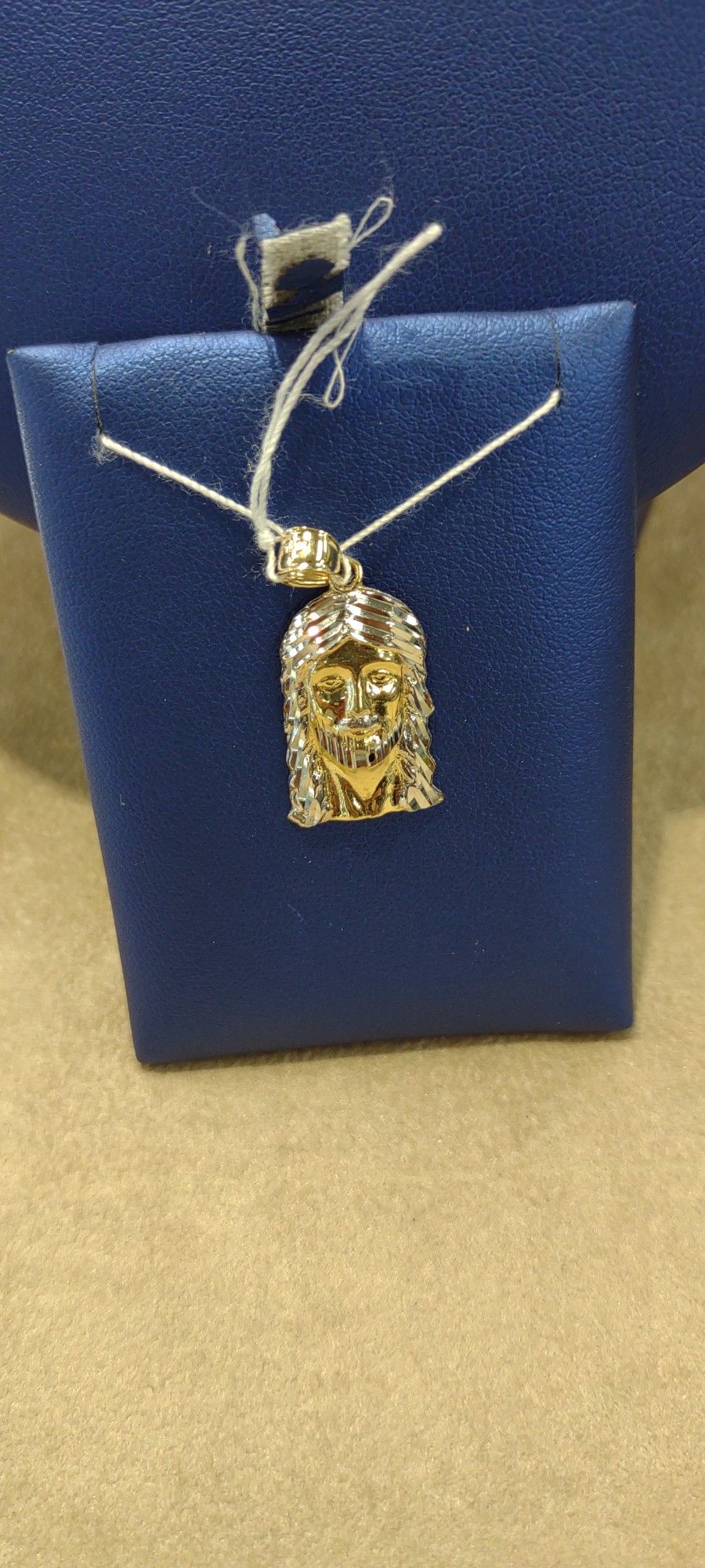 10k Gold Jesus Charm