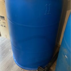 55 Gallon Water Tank, blue Collor