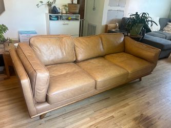 Leather couch