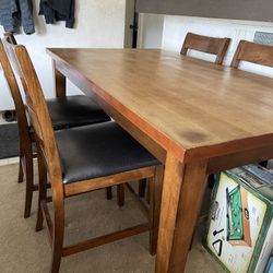 Height Dining Table And Chairs
