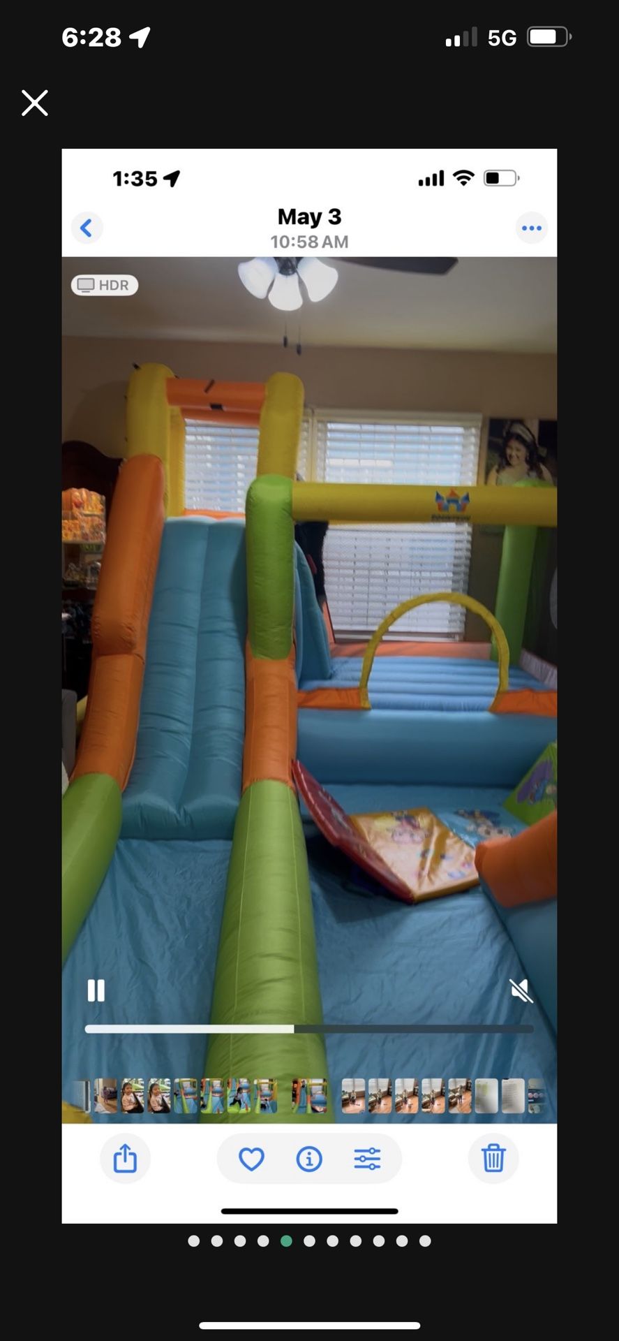 Water Bouncer With blower