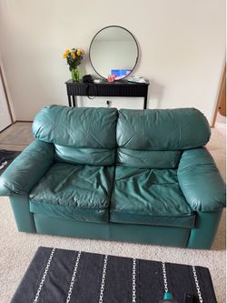 Leather couch