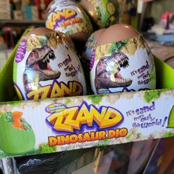 (NEW) LARGE WONDER SAND DINO DIG EGGS.  $2 EACH,  I HAVE MANY. SEE DETAILS AND PICTURES