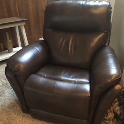 Stanton Power Leather Recliner 