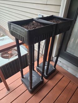 Elevated Raised Garden Planter Boxes Set of 2