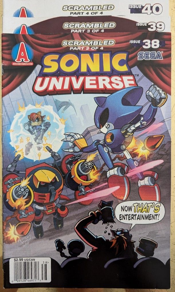 Sonic Comic Books Sonic Universe Scrambled